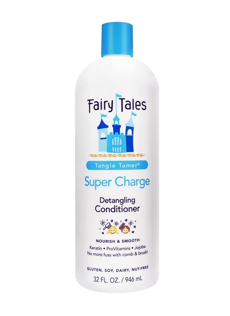 Fairy Tales Fairy Tales Tangle Tamer Super Charge - Detangling Conditioner for Kids - Paraben Free, Sulfate Free, Gluten Free, Nut Free- 32 oz  - Image 1