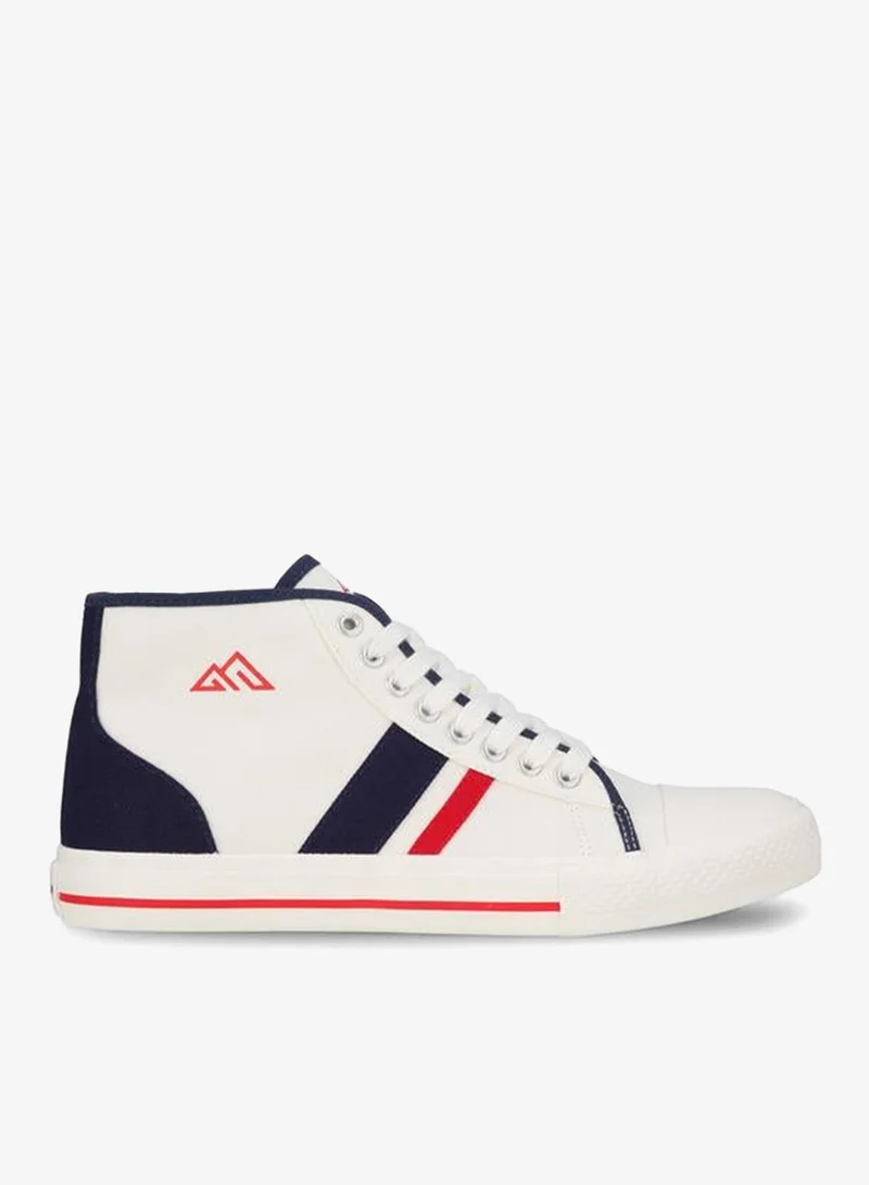 شو اكسبرس Men Striped Lace-Up Sneakers