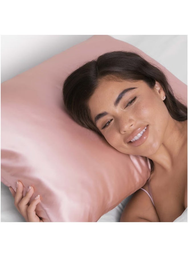 كيتش غطاء وسادة ساتان كيتش - وردي خدود - Image 3