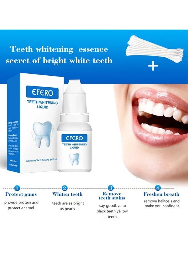 efero Teeth Whitening Essence Powder Clean Oral Hygiene Whiten Teeth Remove Plaque Stains Fresh Breath Oral Hygiene Dental Tools, Natural Teeth Whitener, Brightening, Removing Stains, Keeping Oral Fresh - Image 3