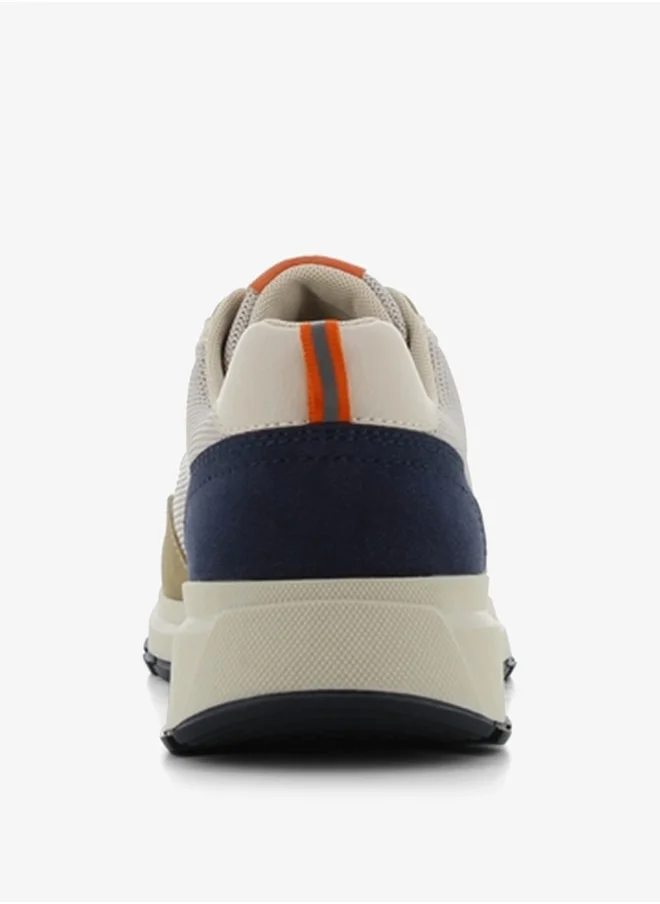 SJ Men's Colourblock Lace-Up Sneakers