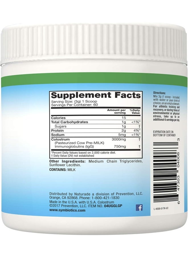 Symbiotics Colostrum Plus Powder - 6.3Oz (Formula)  - Image 2