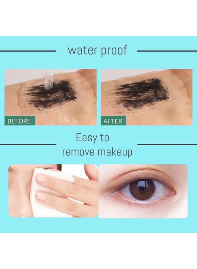 dootdott Vibely Mascara 5x Longer Waterproof, 2 in 1 4D Silk Fiber Lash Mascara, Lash Cosmetics Vibely Mascara 5x Longer Washable, Long-lasting Black Mascara for Natural Lengthening and Thickening - Image 5