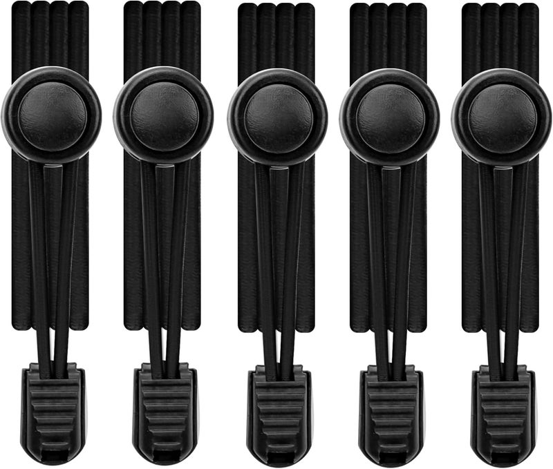 AIXMEET 1 Pair / 5 pairs No Tie Shoe Laces for adults, Elastic Shoe laces,shoelaces tieless, no tie shoelace for kids - Image 1
