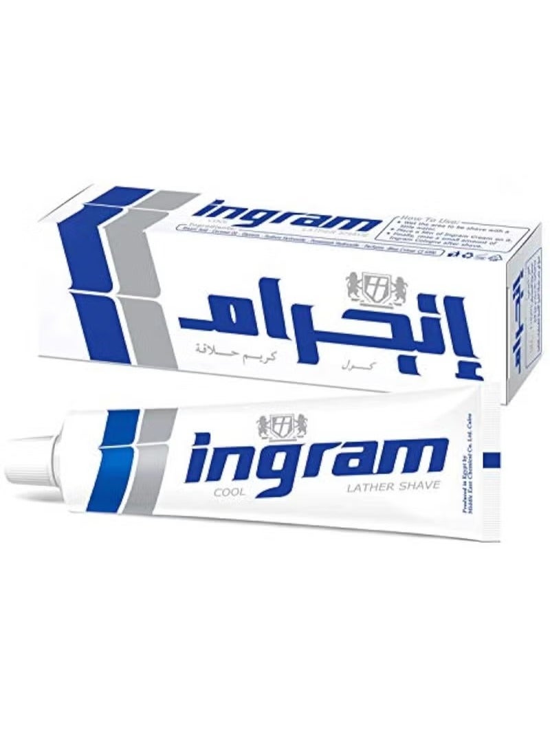 Ingram Cool Lather Shaving Cream Blue 40gram 