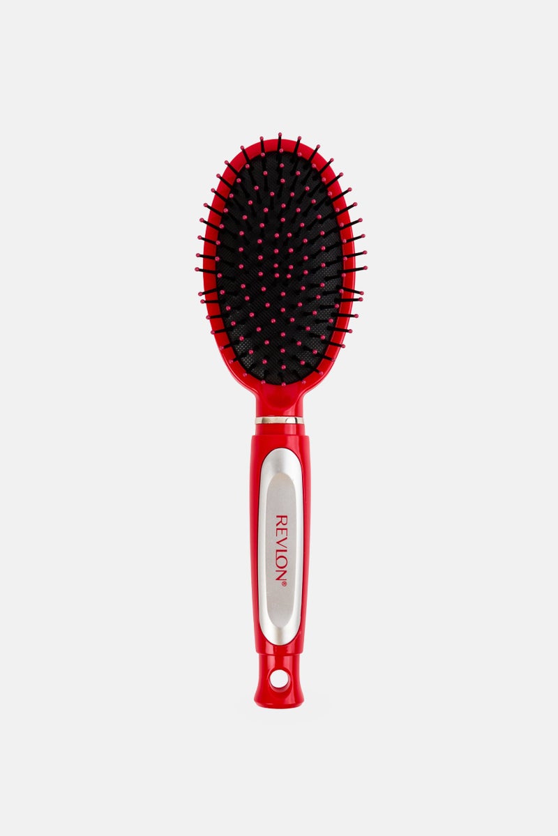 Revlon Detangle And Smooth Cushion Brush, Red - Image 1
