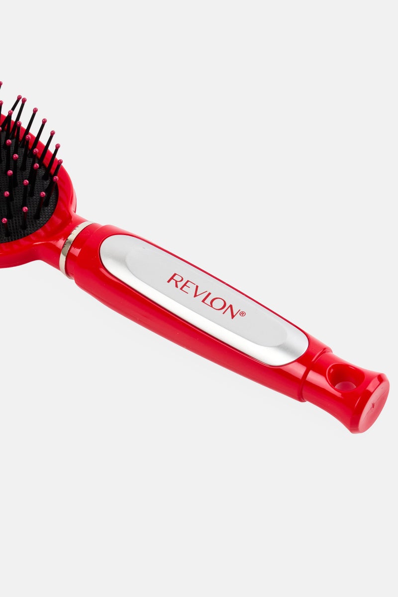 Revlon فرشاة تدليك وفك تشابك، حمراء - Image 3