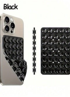 ماركة غير محددة حامل هاتف متعدد الاستخدامات باللون الاسود 1 قطعة  - Image 1