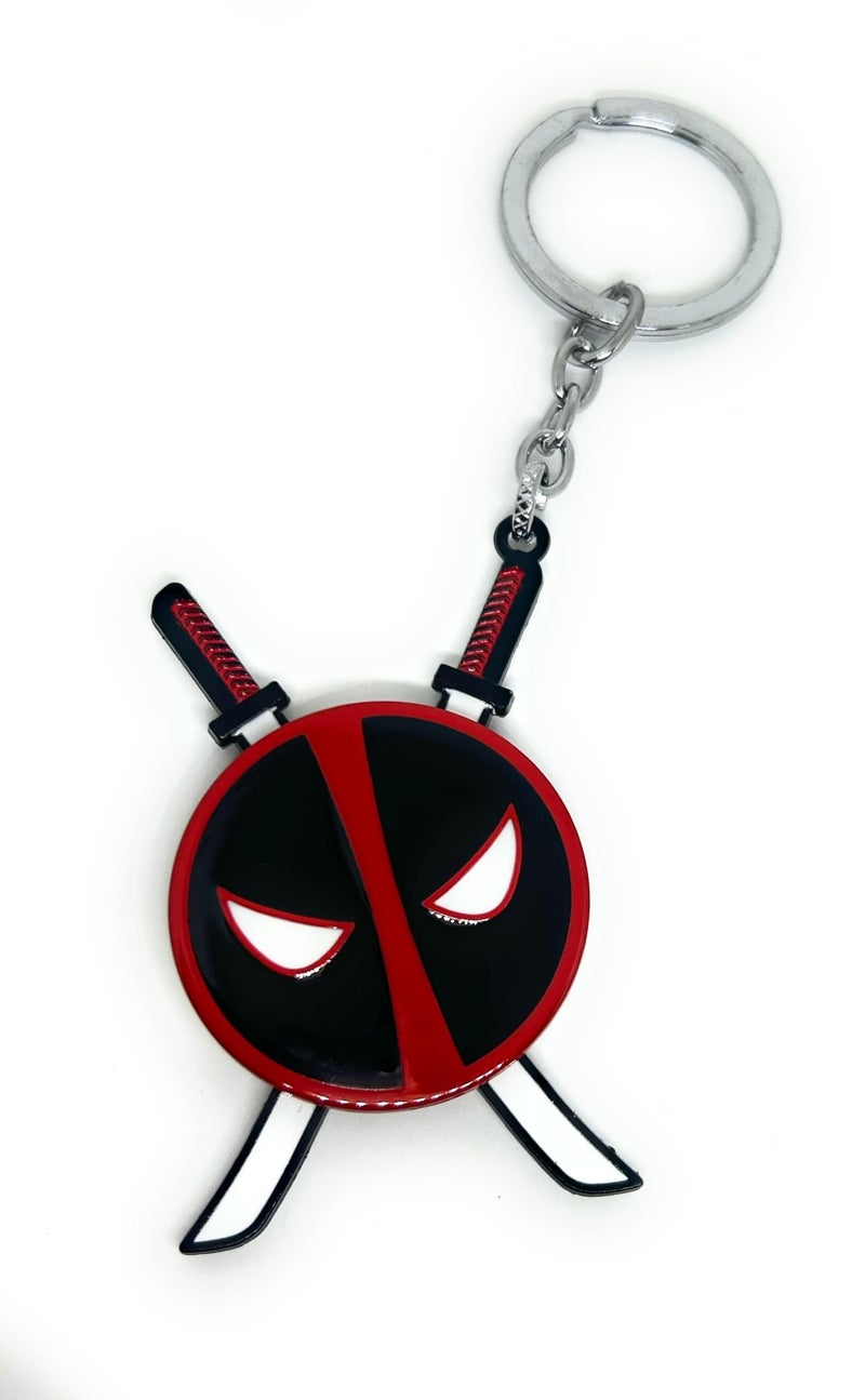 mohaa Red Mask Metal Keychain – Premium Collectible Keyring & Durable Key Holder for Bike, Car, Scooty, Backpack & Bags – Unique Gift Accessory for Men, Boys, Girls, Friends & Family - Image 2
