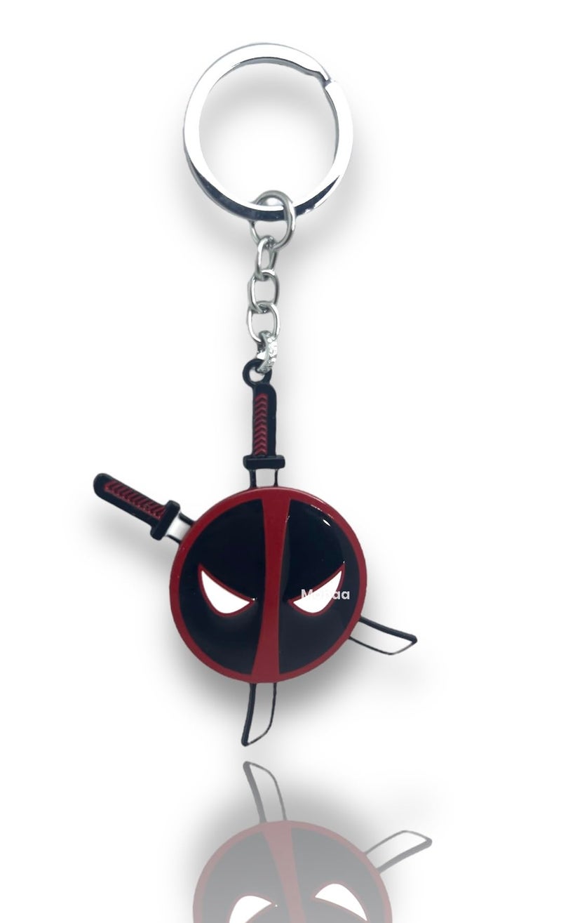 mohaa Red Mask Metal Keychain – Premium Collectible Keyring & Durable Key Holder for Bike, Car, Scooty, Backpack & Bags – Unique Gift Accessory for Men, Boys, Girls, Friends & Family - Image 5