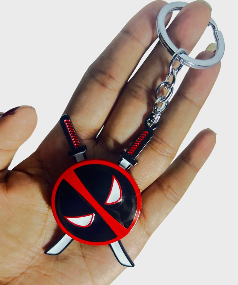 mohaa Red Mask Metal Keychain – Premium Collectible Keyring & Durable Key Holder for Bike, Car, Scooty, Backpack & Bags – Unique Gift Accessory for Men, Boys, Girls, Friends & Family - Image 4
