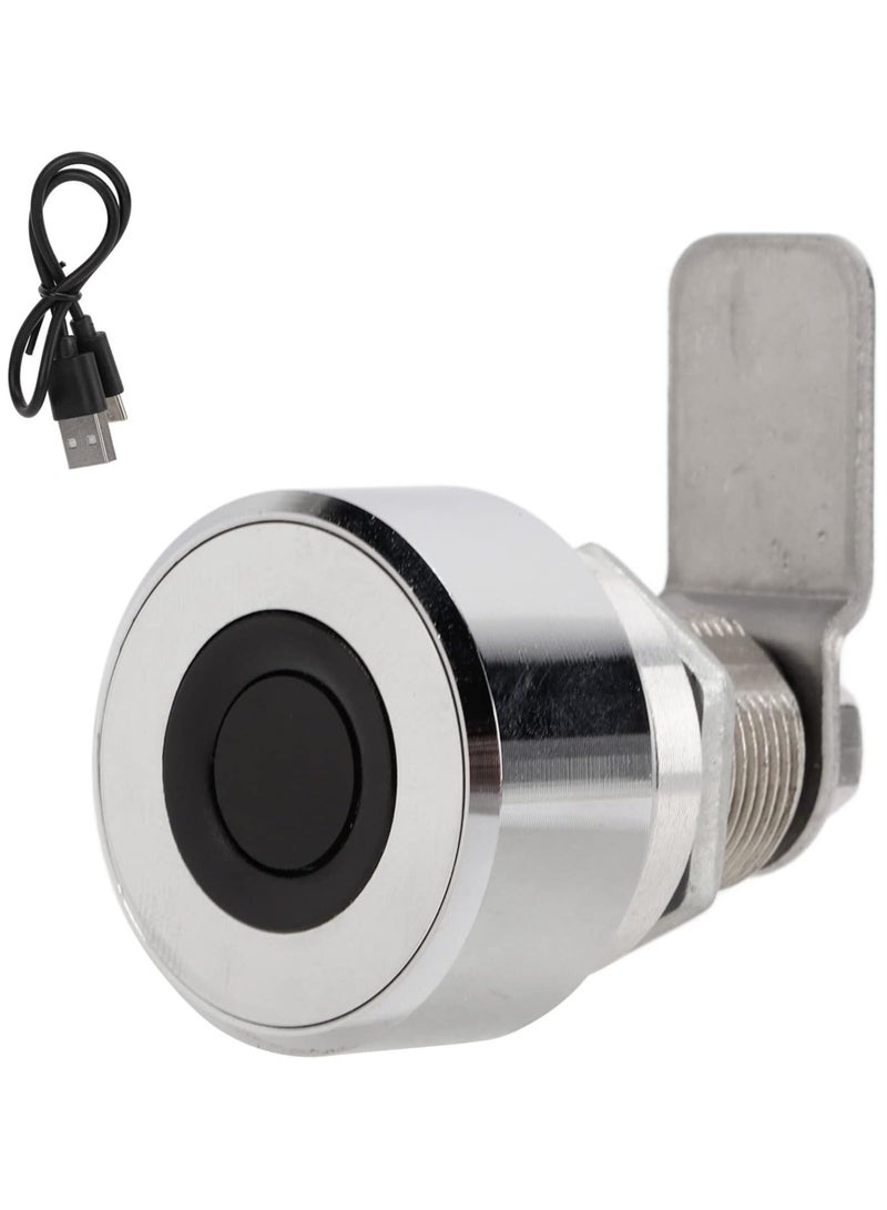 CT22FB Fingerprint Lock, USB Charging 0.5 Seconds Recognition Locks for Drawers Office Cabinets - Image 1