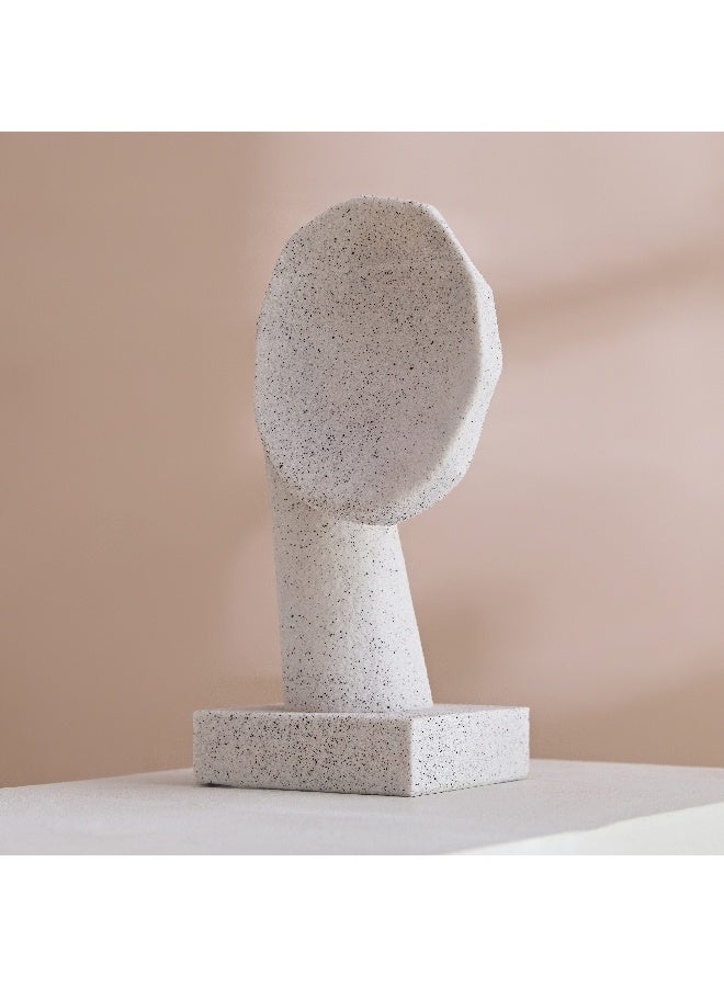 Home Box Verdant Polyresin Face Accent in Sand Finish Resin Mask 14.3 x 26 x 10.7 cm  - Image 1