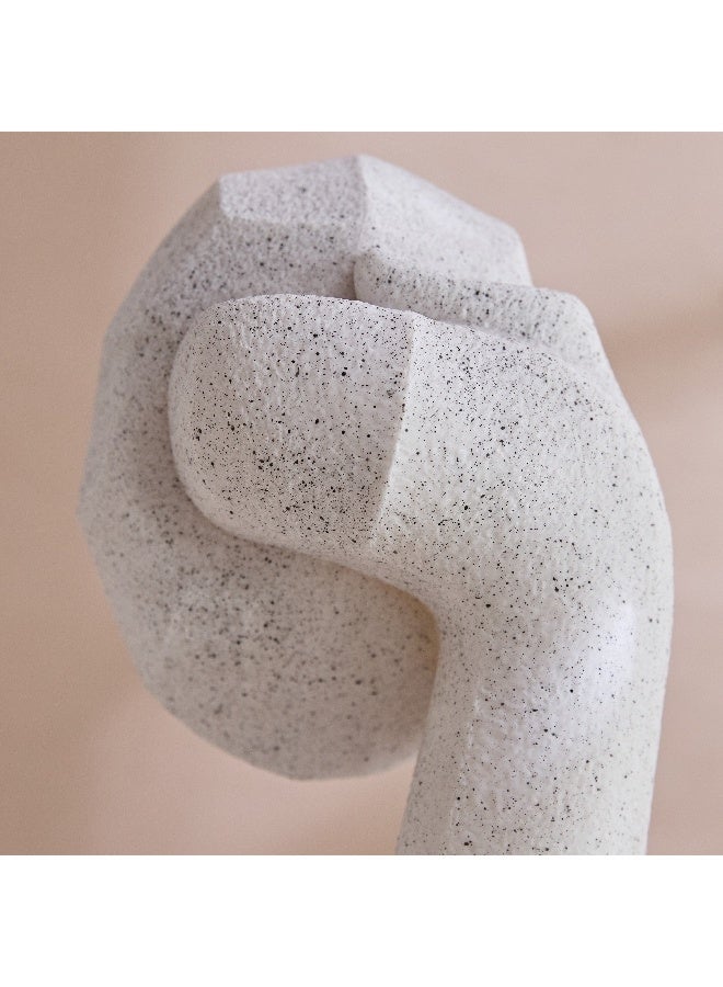 Home Box Verdant Polyresin Face Accent in Sand Finish Resin Mask 14.3 x 26 x 10.7 cm  - Image 4