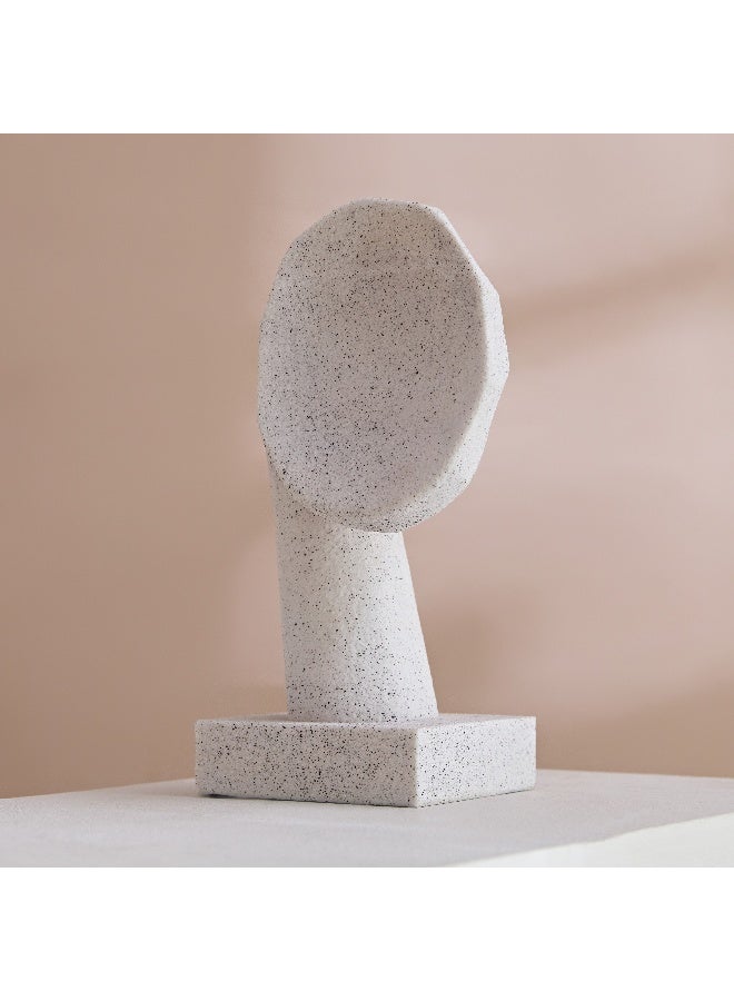 Home Box Verdant Polyresin Face Accent in Sand Finish Resin Mask 14.3 x 26 x 10.7 cm - Image 3