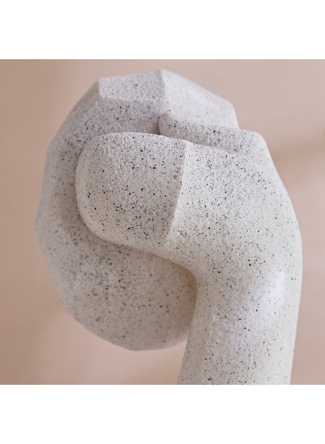 Home Box Verdant Polyresin Face Accent in Sand Finish Resin Mask 14.3 x 26 x 10.7 cm - Image 4