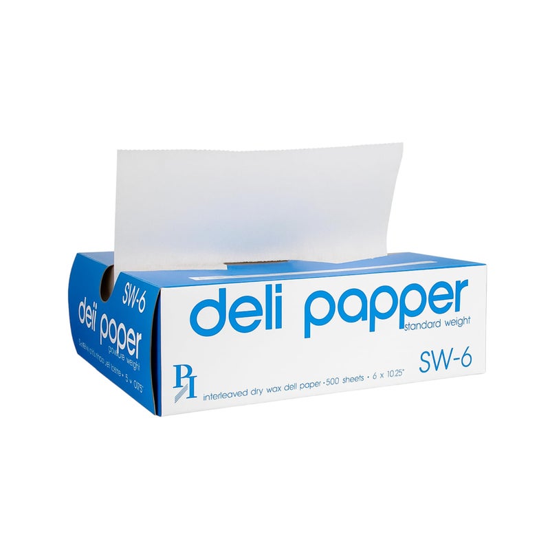 Durable Packaging 10 x 10 34 Interfolded Deli Wrap Wax Paper