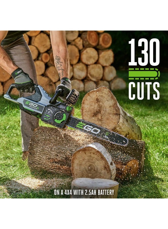 EGO Power+ CS1610 16-Inch 56V Lithium-ion Cordless Chainsaw-Battery and Charger Not Included, Black - Image 5
