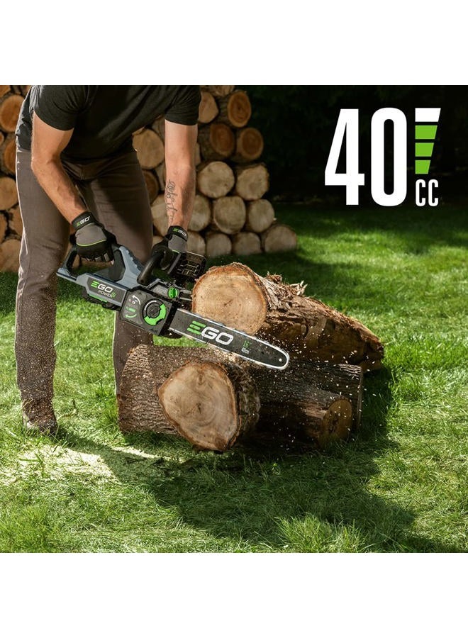 EGO Power+ CS1610 16-Inch 56V Lithium-ion Cordless Chainsaw-Battery and Charger Not Included, Black - Image 4