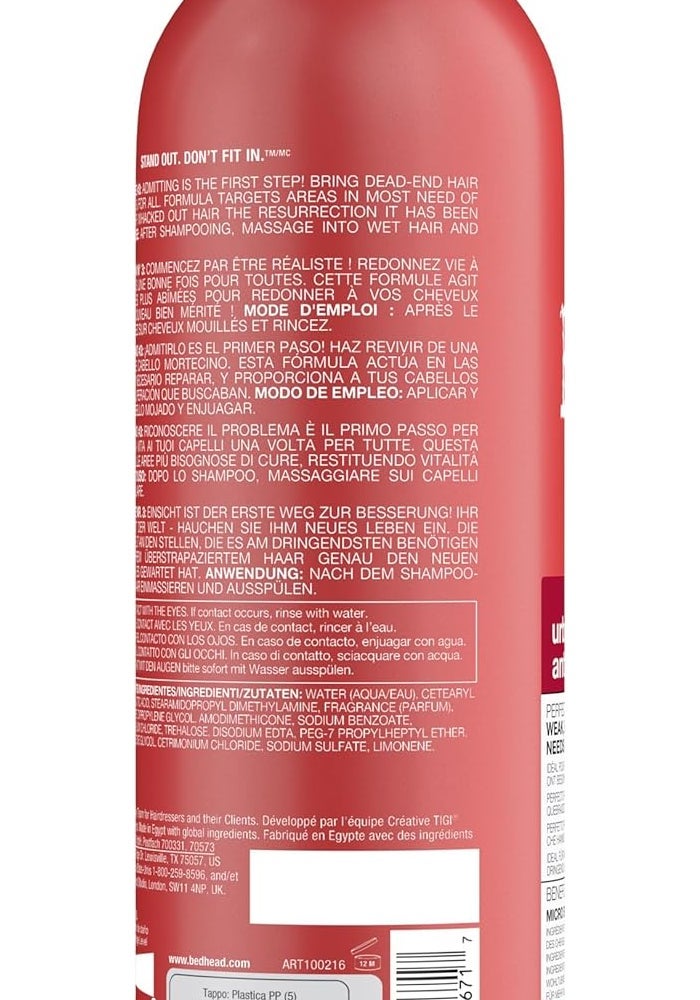 TIGI Bed Head Urban Antidotes Resurrection Conditioner for Damaged Hair - 750 ml - Image 4