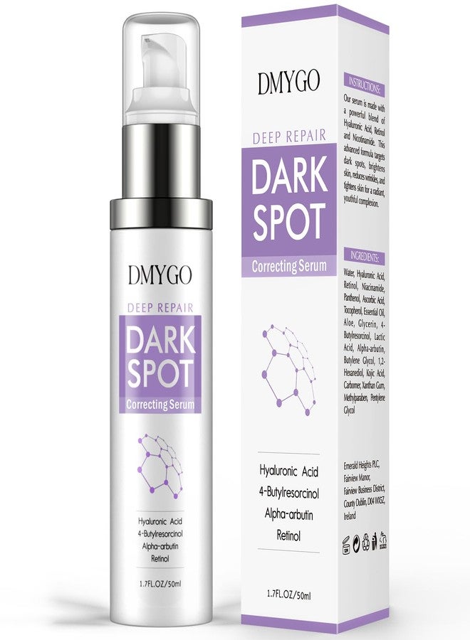 DMYGO Dark Spot Remover for Face & Body, Dark Spot Corrector Serum for Age Spot, Brown Spot, Sun Spot, Melasma, Freckles, with Vitamin C and Hyaluronic Acid for Women and Men, 1.7 FL OZ - Image 1