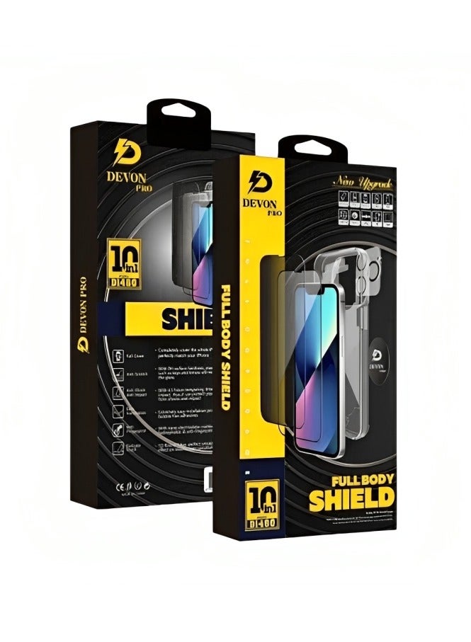 Devon iPhone 15 Protection (Privacy Cover) 10-in-1 Package [iPhone Protection Package] The Strongest Complete Protection for Your Phone Ever - Image 2