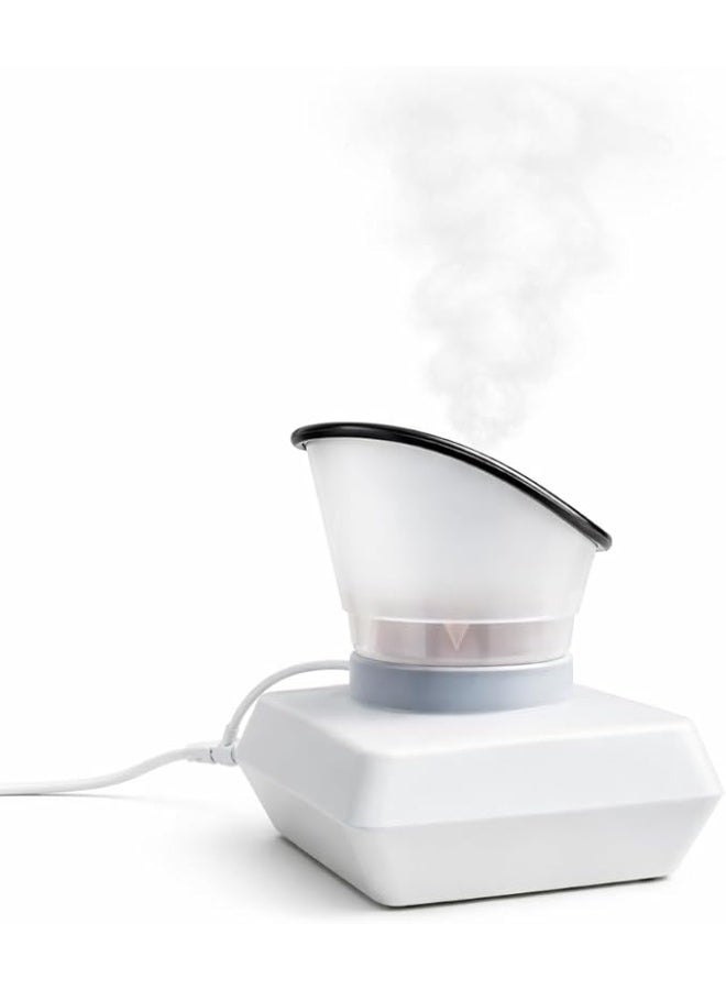 Milano Plus Professional Facial Steamer for Home Spa & Deep Cleaning–2-in-1Warm Steam Vaporizer and Humidifier for Skin Care, Pore Cleansing, Hydration & Relaxation – Auto Shut-Off,350W–Suitable for Men & Women - Milano Plus - Image 1