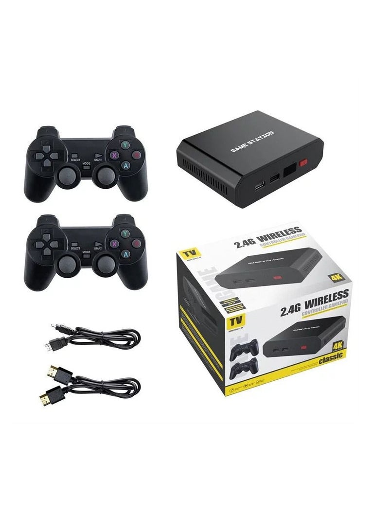 M8 Plus Quad Core 4K Video Game Console HDMI Compatible Retro TV Sticks Built-in 10000+ Classic Support Controller Player Gift