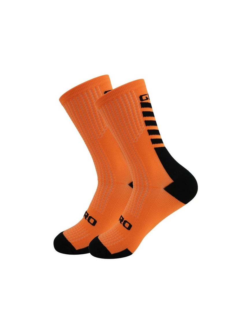 Loquat Anti Slip Mid Calf Sport Socks 