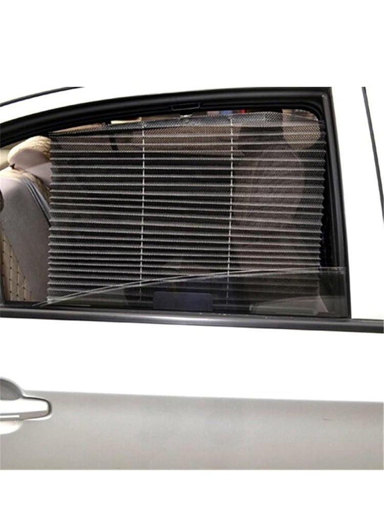 Mr.Smart Retractable Car Window Sunshade, Auto Side Window Sun Visor, Black - Image 3