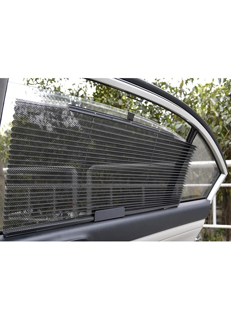 Mr.Smart Retractable Car Window Sunshade, Auto Side Window Sun Visor, Black - Image 5