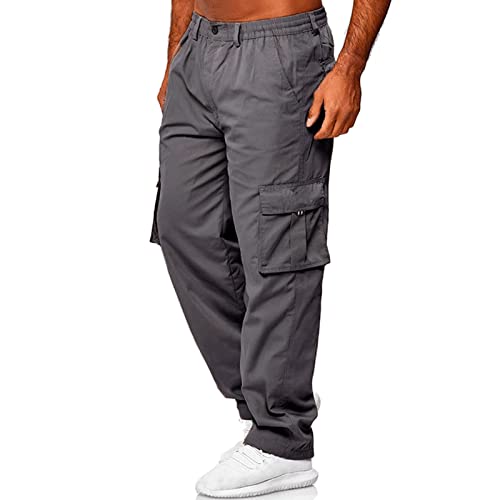 Rela Bota Men Casual Cargo Pant Lightweight Tactical Pant Hiking Jogger Classic Fit Multi Pockets XXL - Image 1