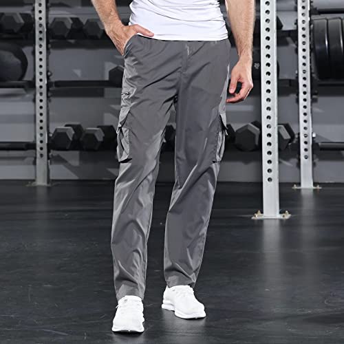 Rela Bota Men Casual Cargo Pant Lightweight Tactical Pant Hiking Jogger Classic Fit Multi Pockets XXL - Image 5