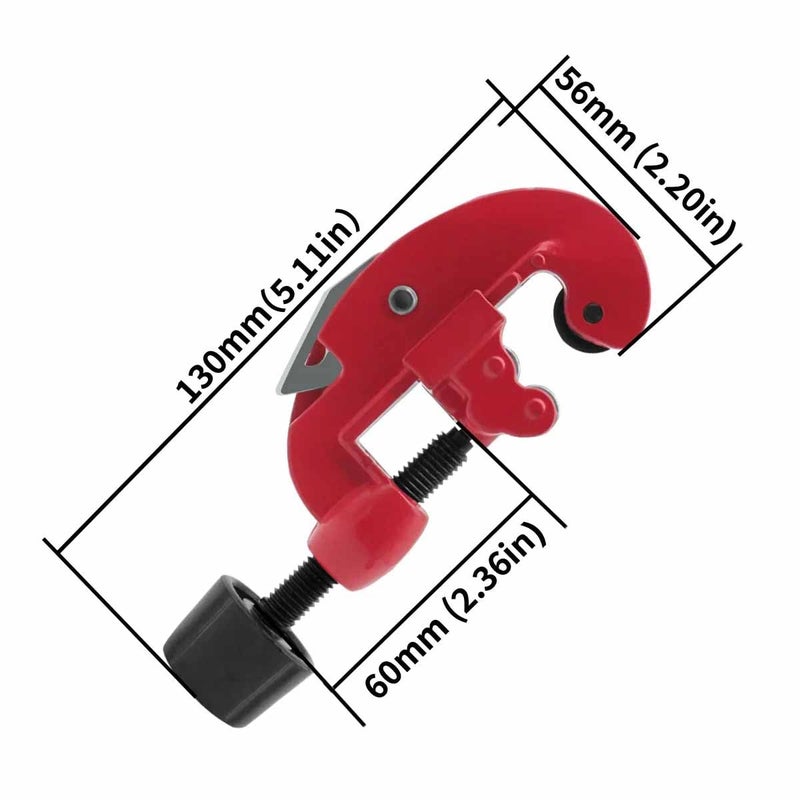 UPTODATETOOLS Tube Cutter 328mm Flaring Tool Kit Tube Expander Expansion Mouthparts Pipe Cutter Reamer Device For Copper Tube Flaring Tools - Image 4