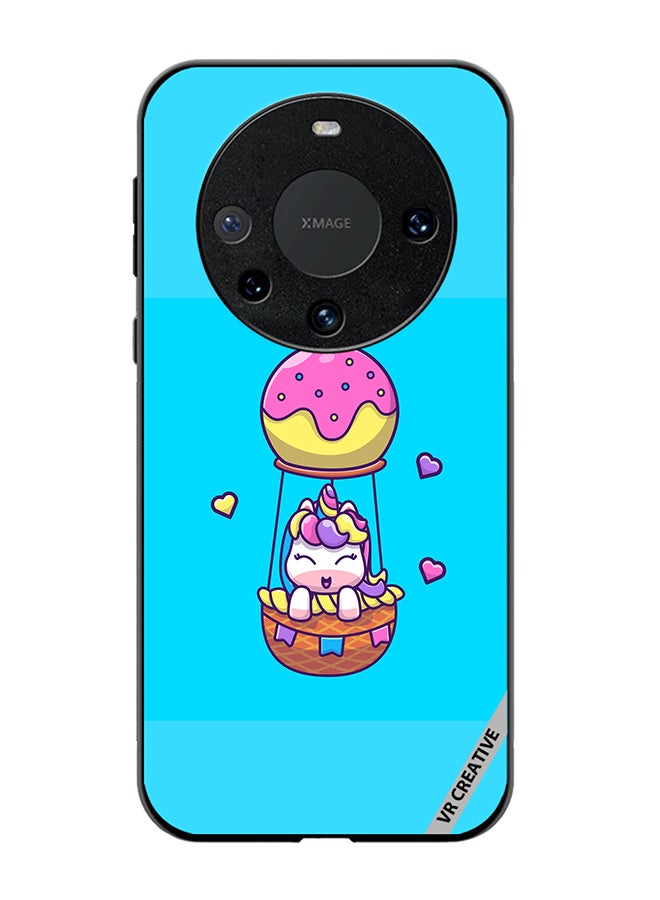 VR CREATIVE Protective Case Cover For Huawei Mate 60 Pro Plus Flying Unicorn Design Multicolour - Image 1