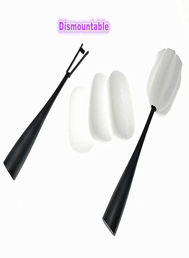 Kinteshun Long Handle Cup Bottle Cleaning Brush Sponge Pot Cleaner Scourer Washer(2pcs) - Image 4