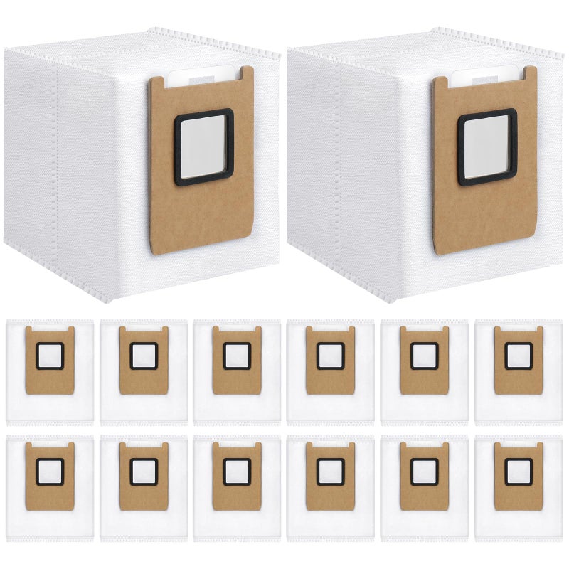 Bluearks 14 Pack Dust BagsCompatible with Eufy E28 OmniE25 Omni Robot C28 Vacuum3L Large CapacityHeavyDuty 4Layer TearResistant Design E28Omni E25 Omni C28 Vacuum Bags - Image 2