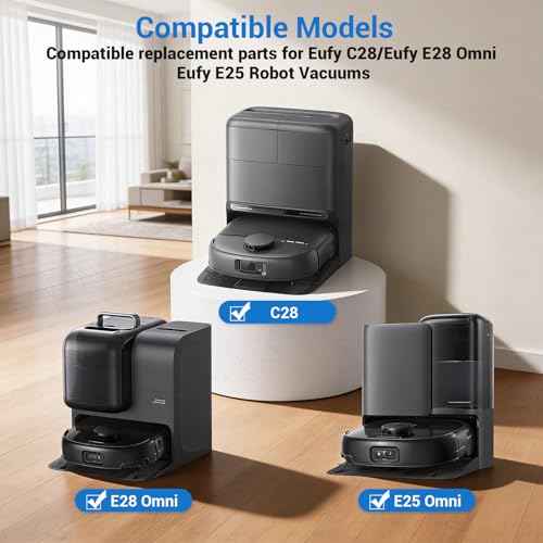 Bluearks 14 Pack Dust BagsCompatible with Eufy E28 OmniE25 Omni Robot C28 Vacuum3L Large CapacityHeavyDuty 4Layer TearResistant Design E28Omni E25 Omni C28 Vacuum Bags - Image 3