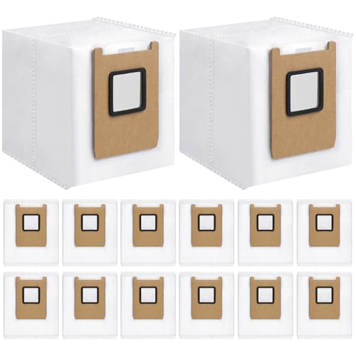 Bluearks 14 Pack Dust BagsCompatible with Eufy E28 OmniE25 Omni Robot C28 Vacuum3L Large CapacityHeavyDuty 4Layer TearResistant Design E28Omni E25 Omni C28 Vacuum Bags - Image 1