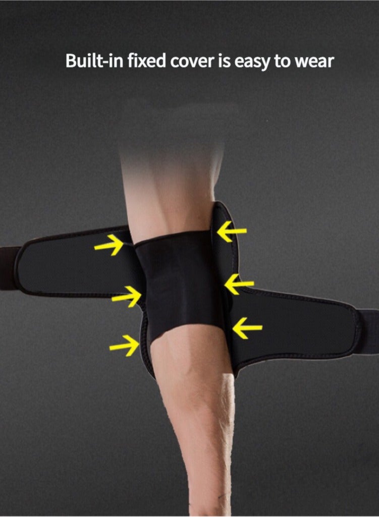 2 PCS Elbow Brace,Adjustable Elbow brace With Dual-Spring Stabilizer Tennis Compression Sleeve for Golfer's and Tennis Elbow,weightlifting, Tendonitis,Arthritis, Sports Injury Recovery, Sports Protective Equipment