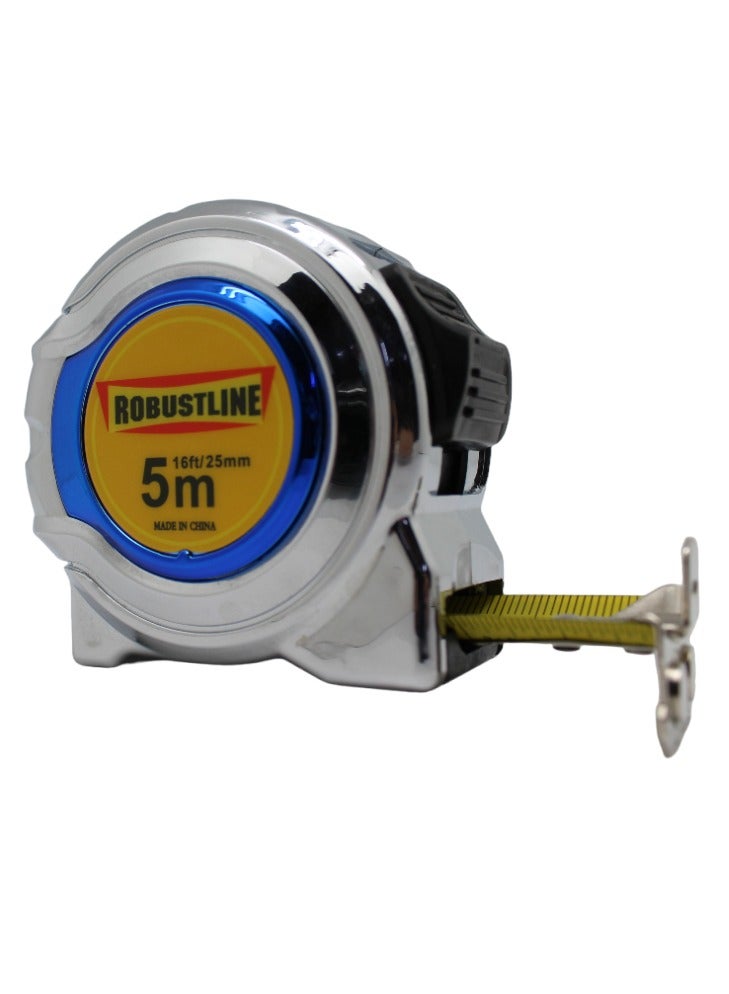 ROBUSTLINE Robustline Measuring Tape Heavy Chrome Finish Industrial Measurement Tool - Image 3