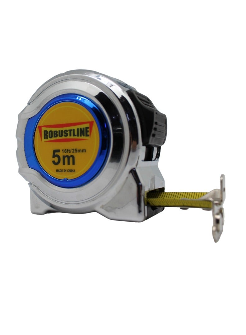 ROBUSTLINE Robustline Measuring Tape Heavy Chrome Finish Industrial Measurement Tool - Image 4