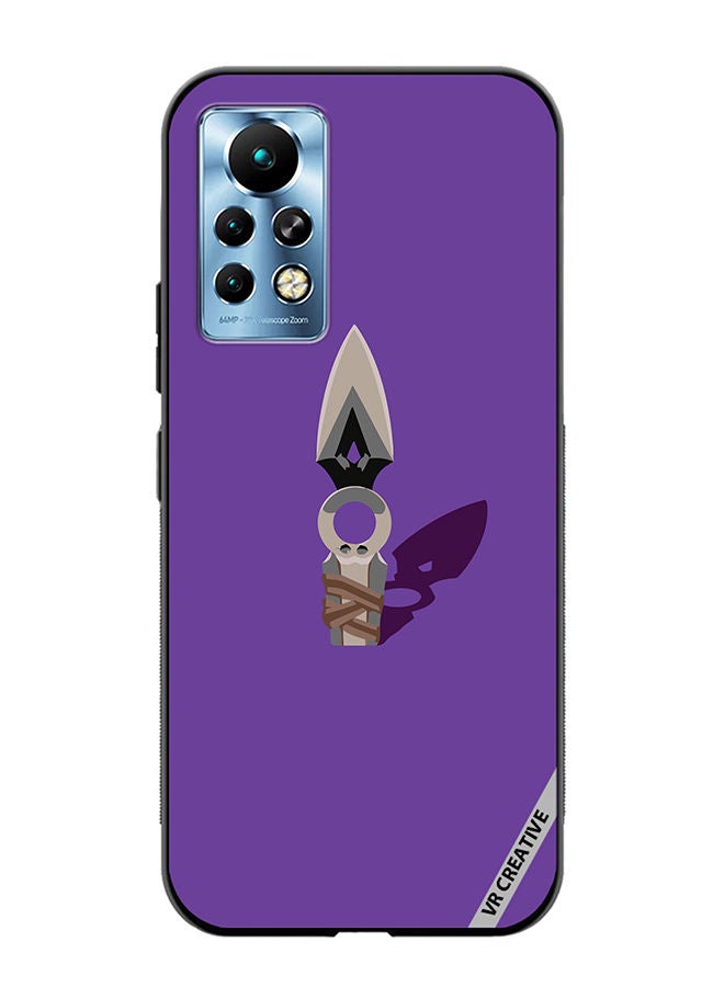 VR CREATIVE Protective Case Cover For Infinix Note 11 Pro Jett Knife Valorant Design Multicolour - Image 1