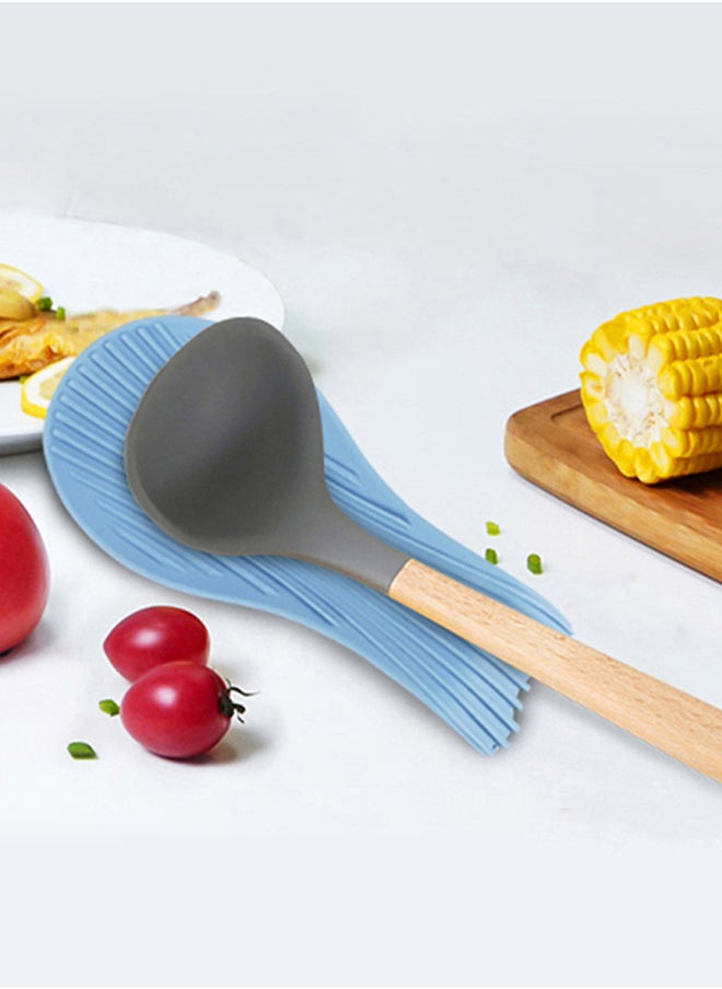 AL SANIDI Kitchen spoon holder, Spoons stand, Blue Light, Size 10*23 Cm  - Image 5