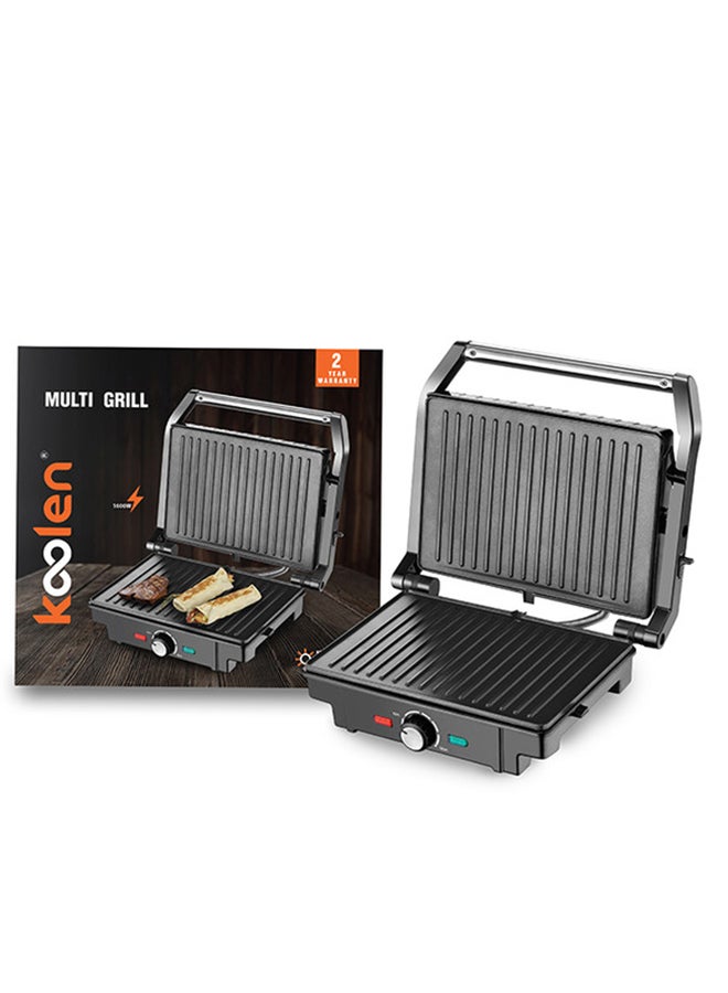 KOOLEN Multi Grill 1600W 1600 W 816103003 Black/Silver - Image 2
