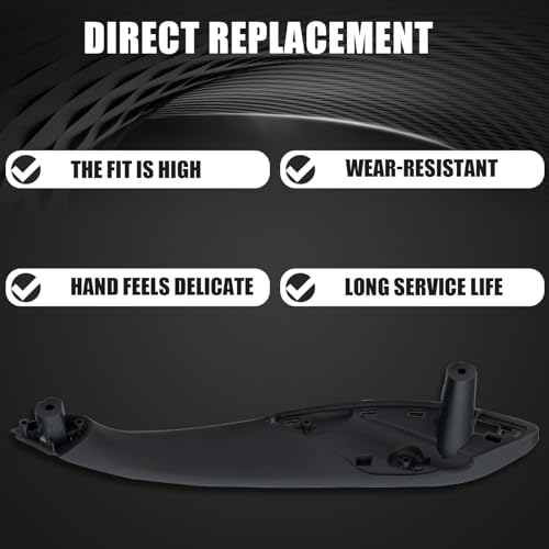 WEILEITE Front Left Driver Side Interior Inner Inside Door Pull Handle Grab Fit for BMW 320,328,330,335,M3 F30/F31/F34/F80 2012-2018 and 418,420,428,430,435,M4 F32/F33/F36/F82/F83 2014-2017 - Image 3