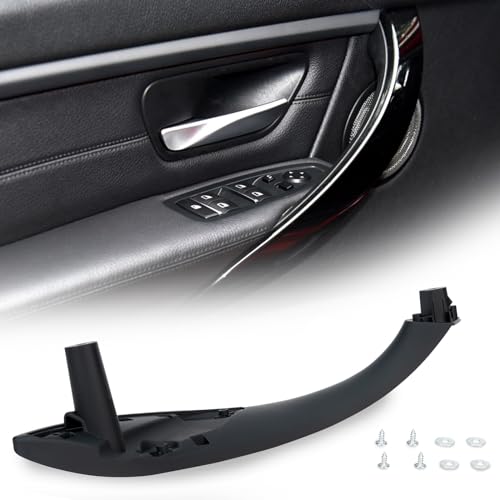 WEILEITE Front Left Driver Side Interior Inner Inside Door Pull Handle Grab Fit for BMW 320,328,330,335,M3 F30/F31/F34/F80 2012-2018 and 418,420,428,430,435,M4 F32/F33/F36/F82/F83 2014-2017 - Image 1