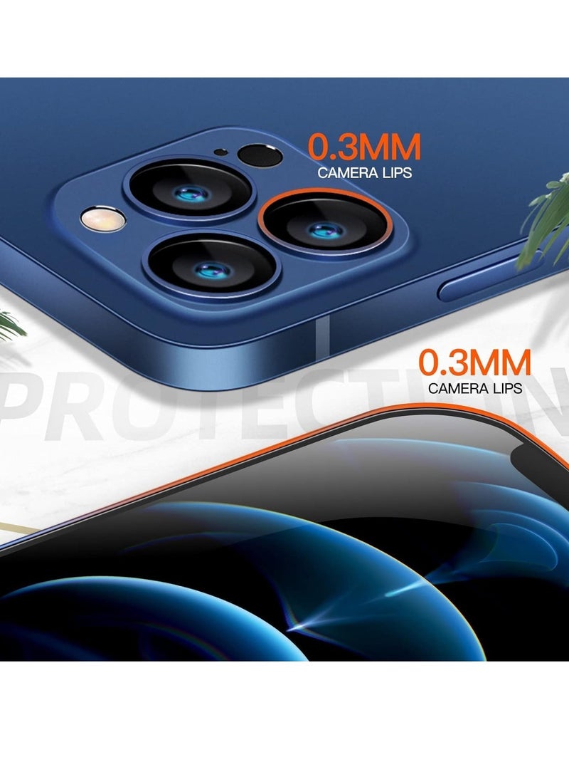 "ELTRAZONE iPhone 15 Pro Slim Case – Blue, 0.2mm Ultra-Thin and Lightweight with Translucent Matte PP Back, Anti-Fingerprint and Yellowing Protection" - Image 3