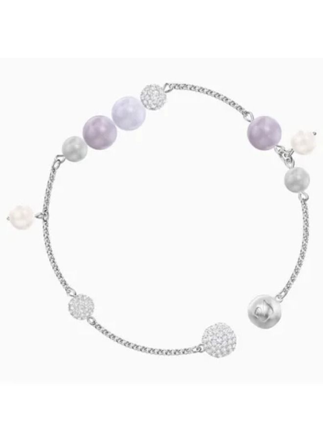 Chomel سوار دائري متصل مزين باللؤلؤ والحجارة - Image 3