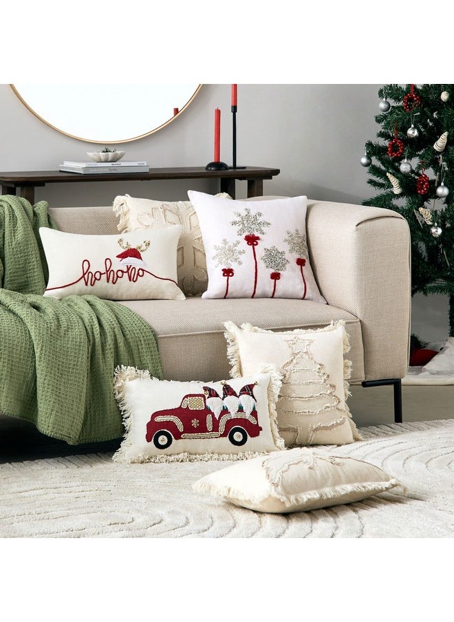 Home Box Nat Reindeer Patch Filled Cushion 50 x 30 cm  - Image 4